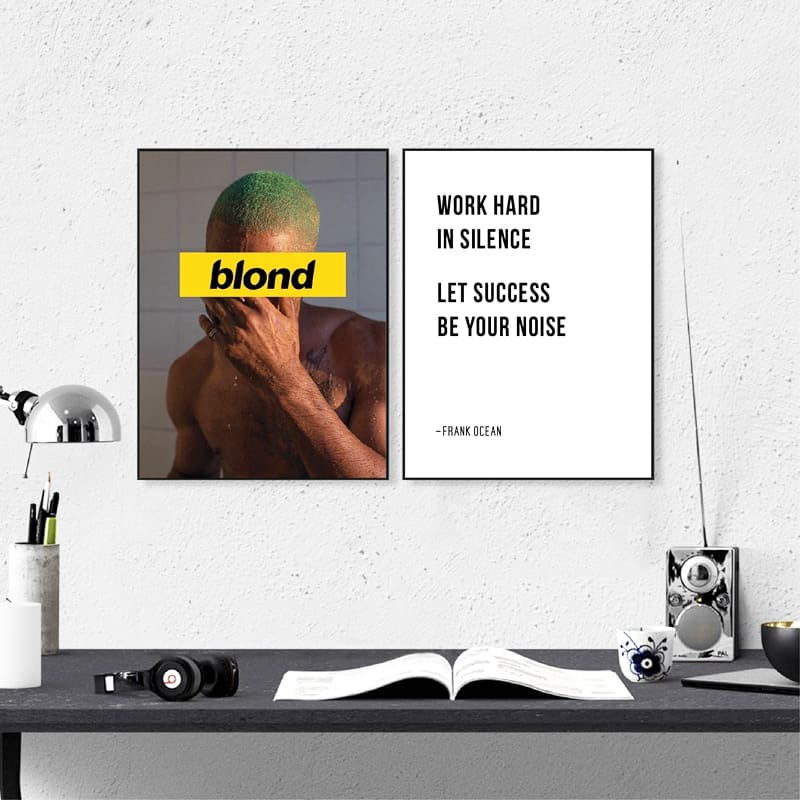 Famous Frank Ocean Blond Posters 10 Blank Posters